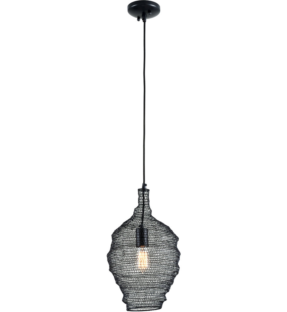 Troy Lighting - F6775-SBK - Wabi Sabi 12" Pendant