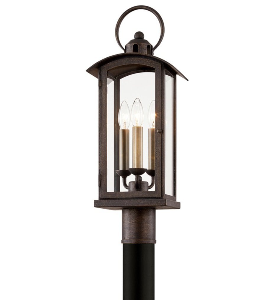 Troy Lighting - P7445-VBZ - Chaplin 3 Light Outdoor Post Lantern