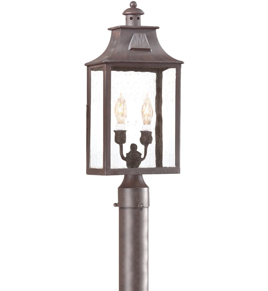 Newton 20.75" Outdoor Post Lantern