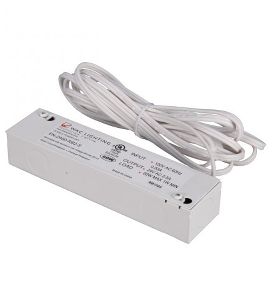 WAC Lighting - EN-2460-RB2-S - Remote Enclosed Electronic Transformer for Line & Straight Edge