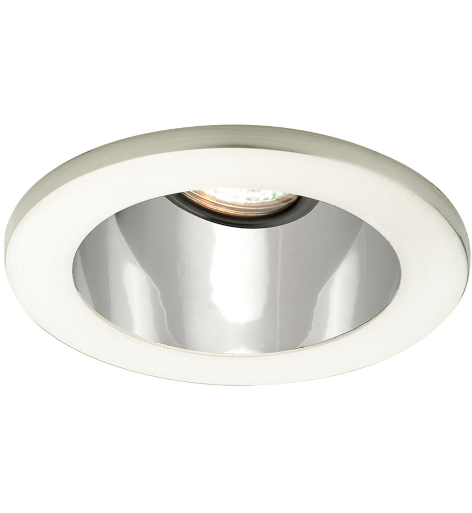 WAC Round Adjustable Open Reflector 4" Low Voltage Recessed Trim