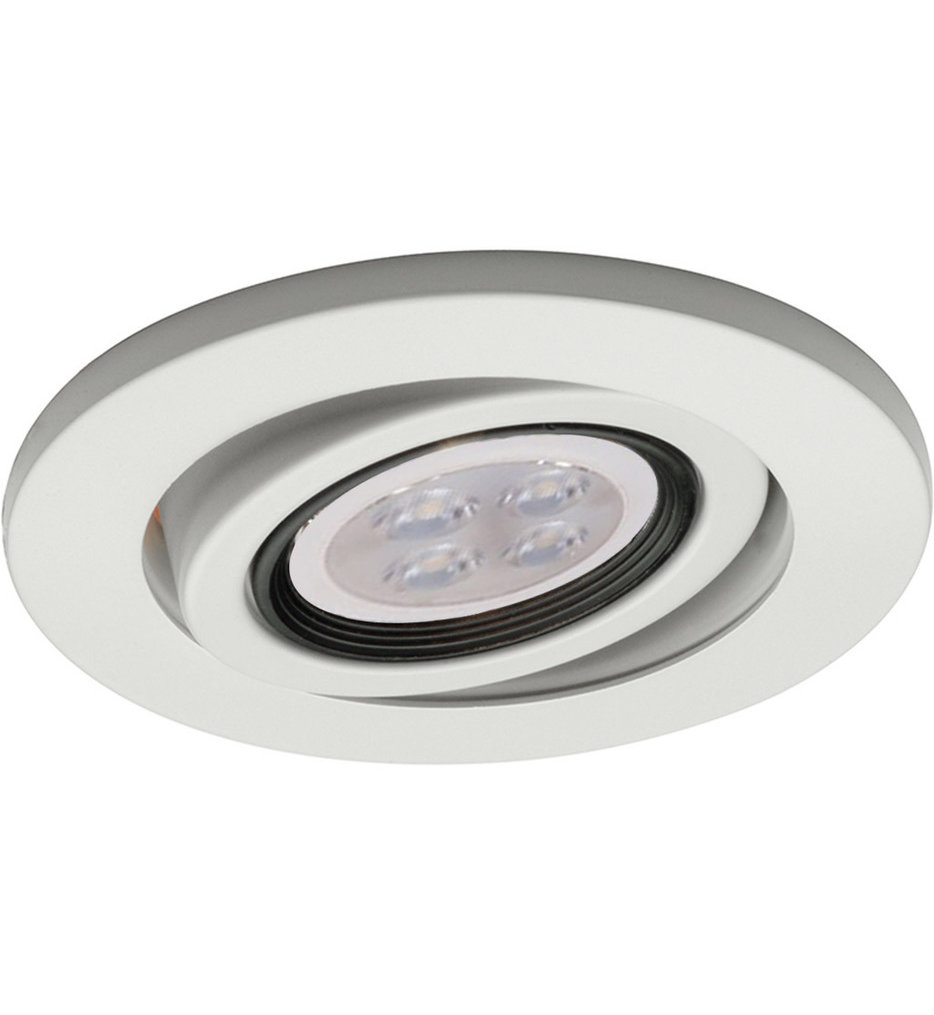 WAC Round Adjustable Gimbal 4" Low Voltage Recessed Trim