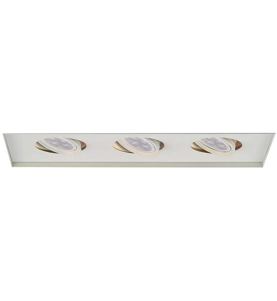 WAC 3 Light Invisible Low Voltage Multispot Recessed Trim