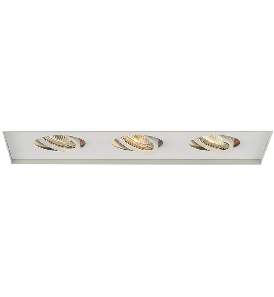 WAC 3 Light Invisible Low Voltage Multispot Recessed Trim