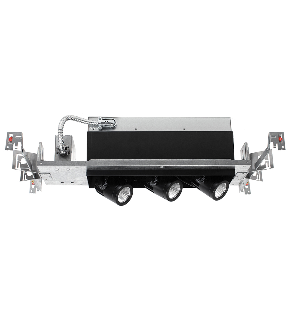 WAC Lighting - Spot Beam 010V Dim Non-IC Volt 3 Light LED Precision Housing & Module
