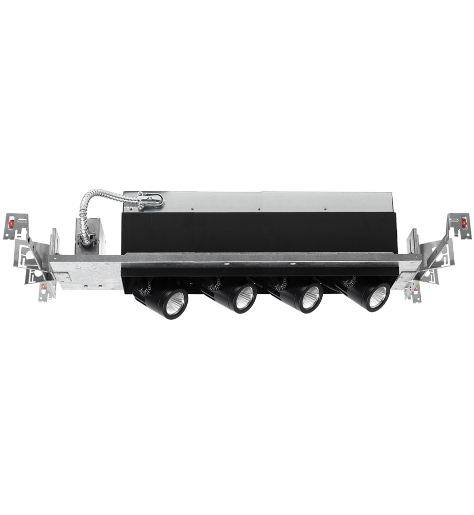 WAC Lighting - Flood Beam 0-10V Dim Non-IC Volt 4 Light Linear LED Precision Housing & Module