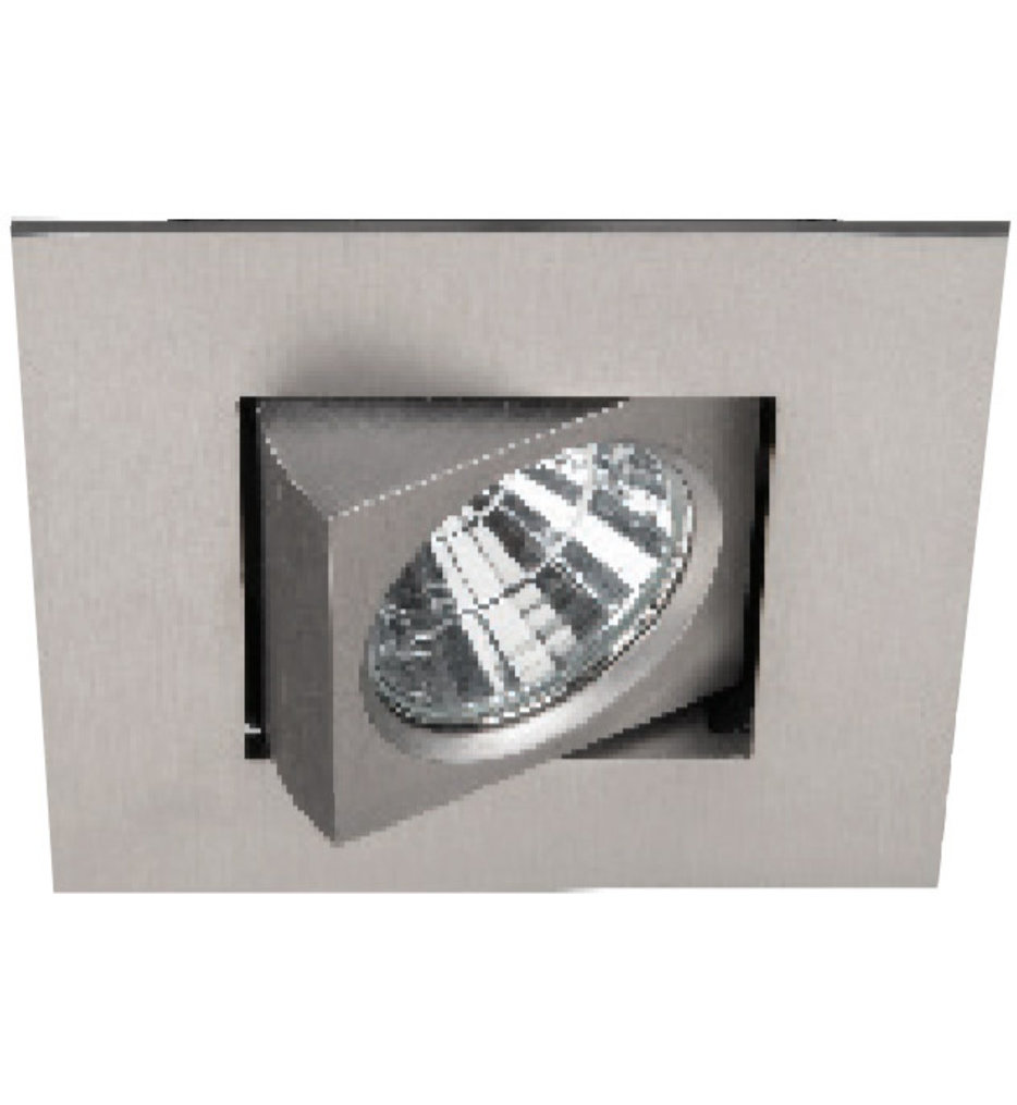 Oculux LED Flood Beam Square Adjustable Trim 2" Complete Recessed Kit