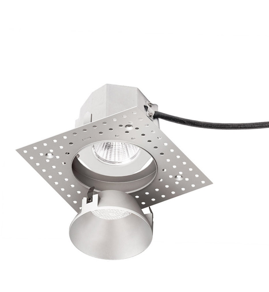 WAC Lighting - Aether LED Narrow Flood Beam Round Invisible 3.5" Recessed Trim