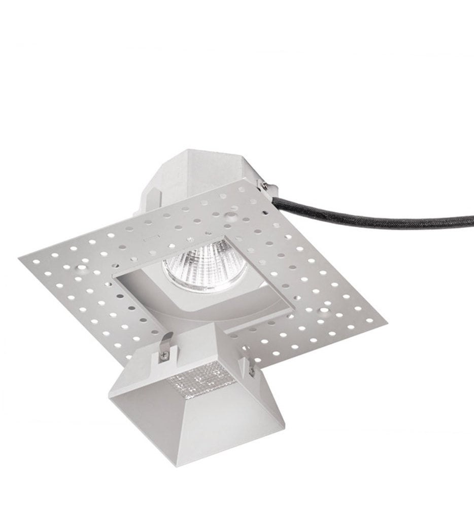 WAC Lighting - Aether LED Narrow Flood Beam Square Invisible 3.5" Recessed Trim