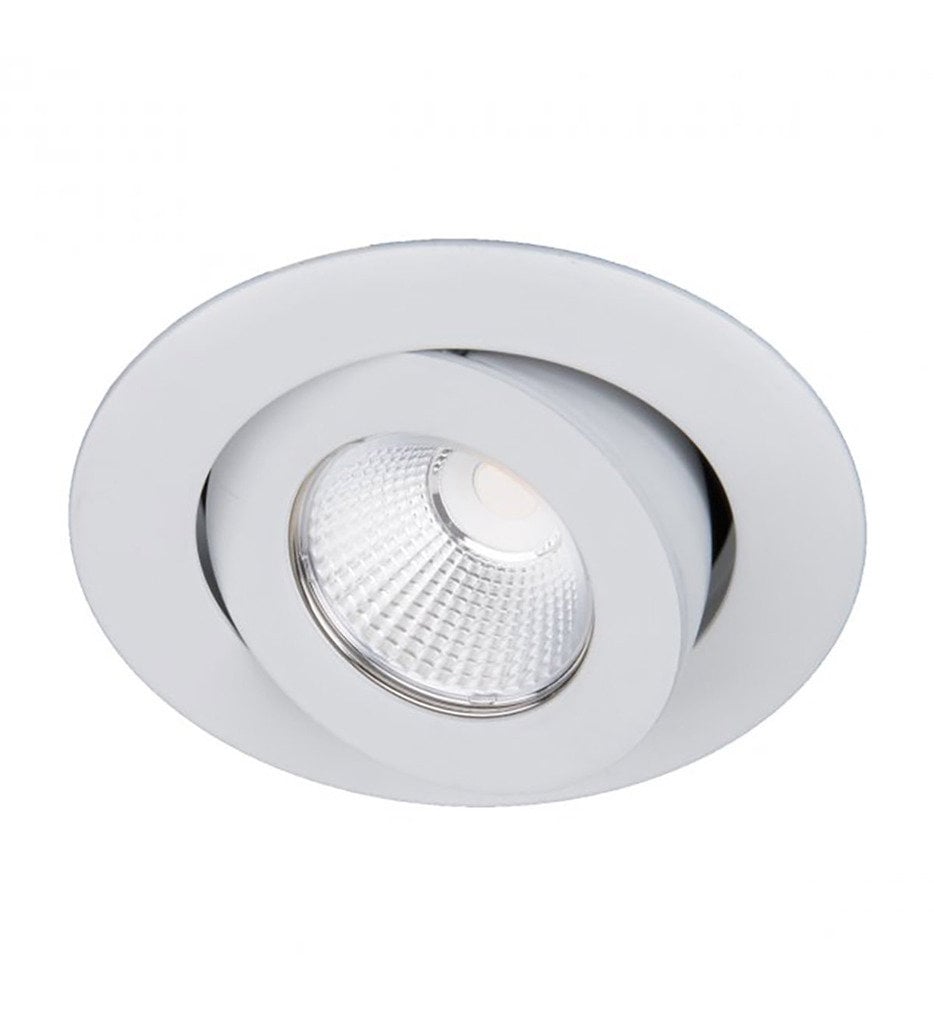 Oculux LED Narrow Flood Beam Round Adjustable 3.5" Recessed Trim