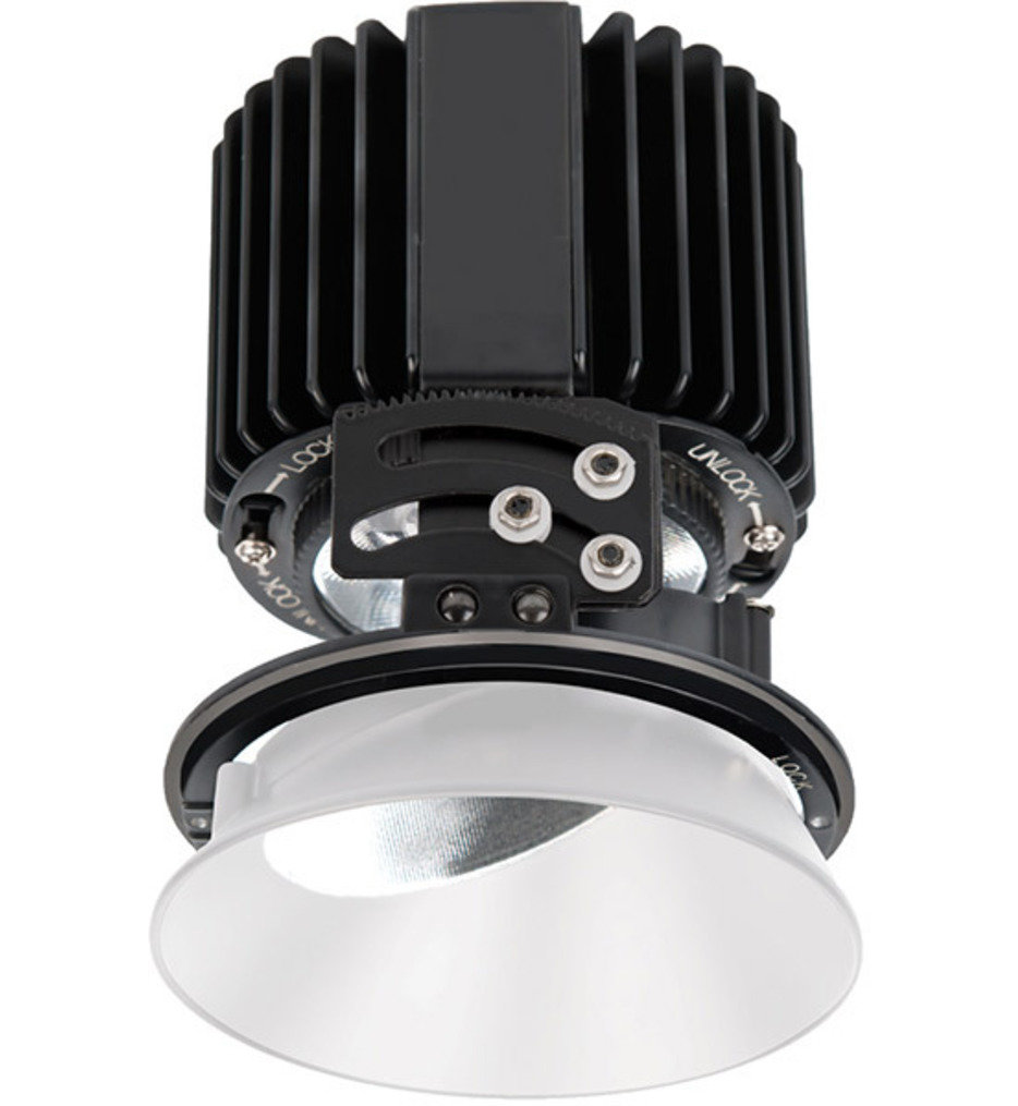 Volta LED Flood Beam Round Adjustablevisible 4.5" Recessed Trim