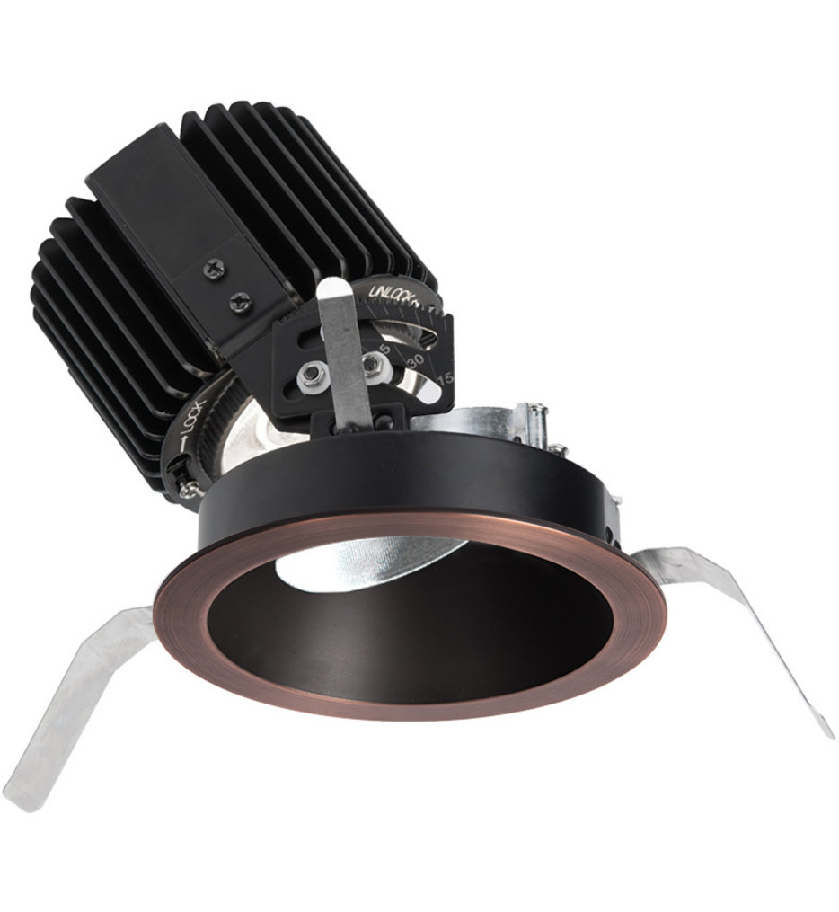 Volta LED Narrow Flood Beam Round Adjustable 4.5" Recessed Trim