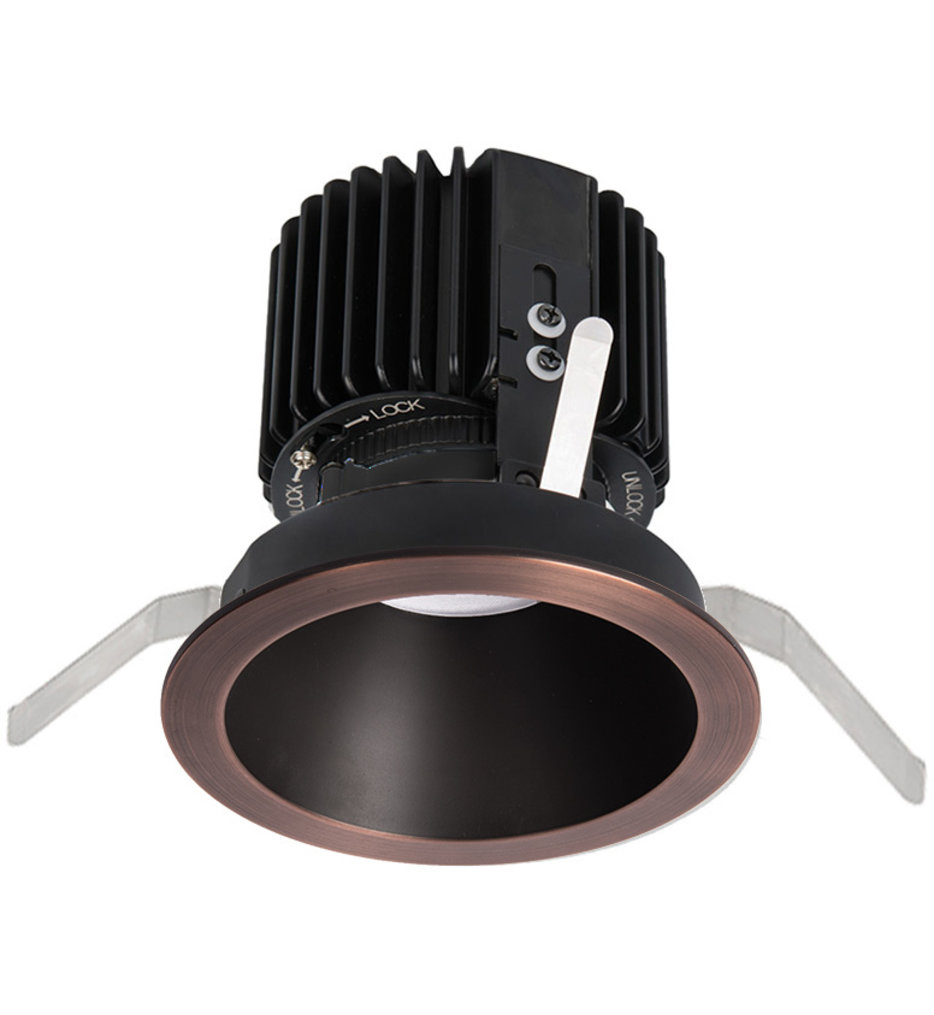 Volta LED Narrow Flood Beam Round 4.5" Recessed Trim