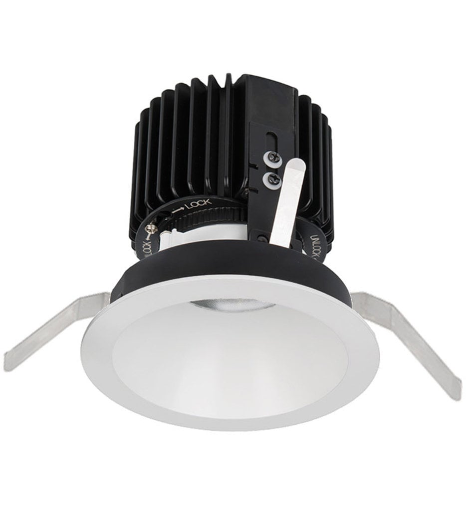 Volta LED Wide Flood Beam Round 4.5" Recessed Trim