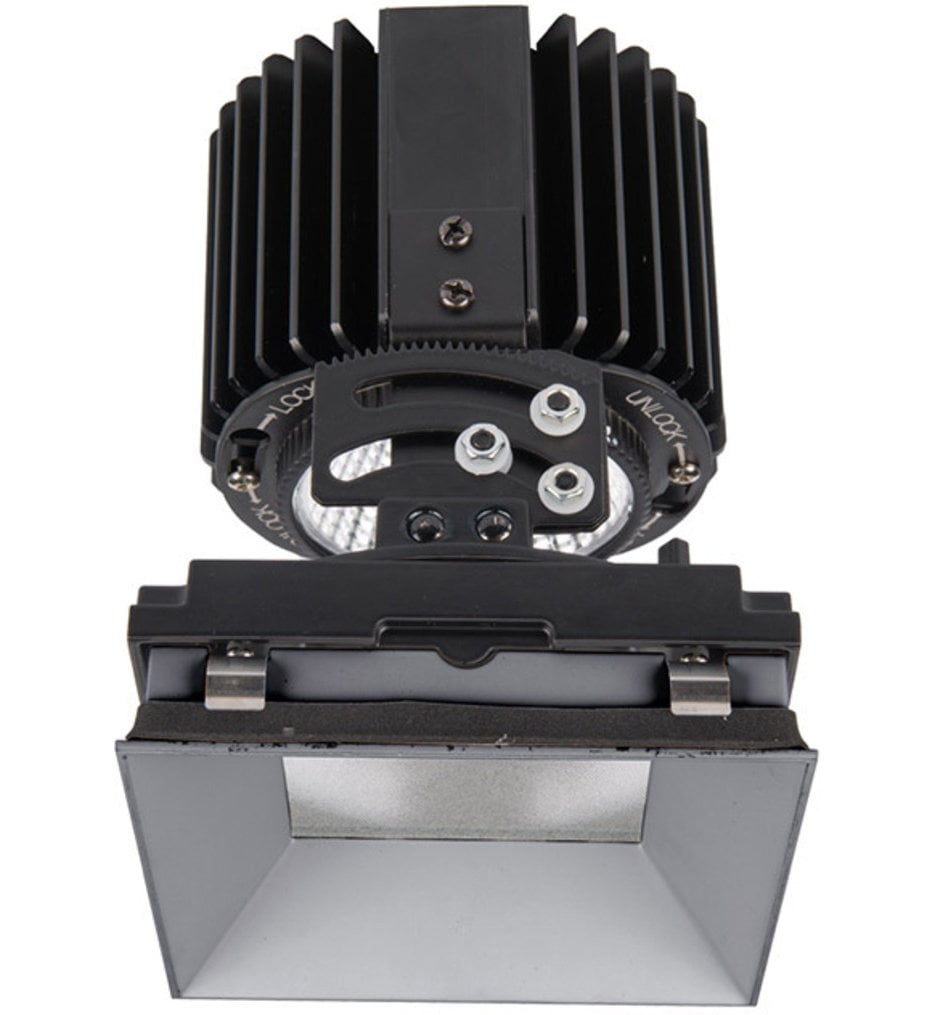 Volta LED Narrow Flood Beam Square Adjustablevisible 4.5" Recessed Trim