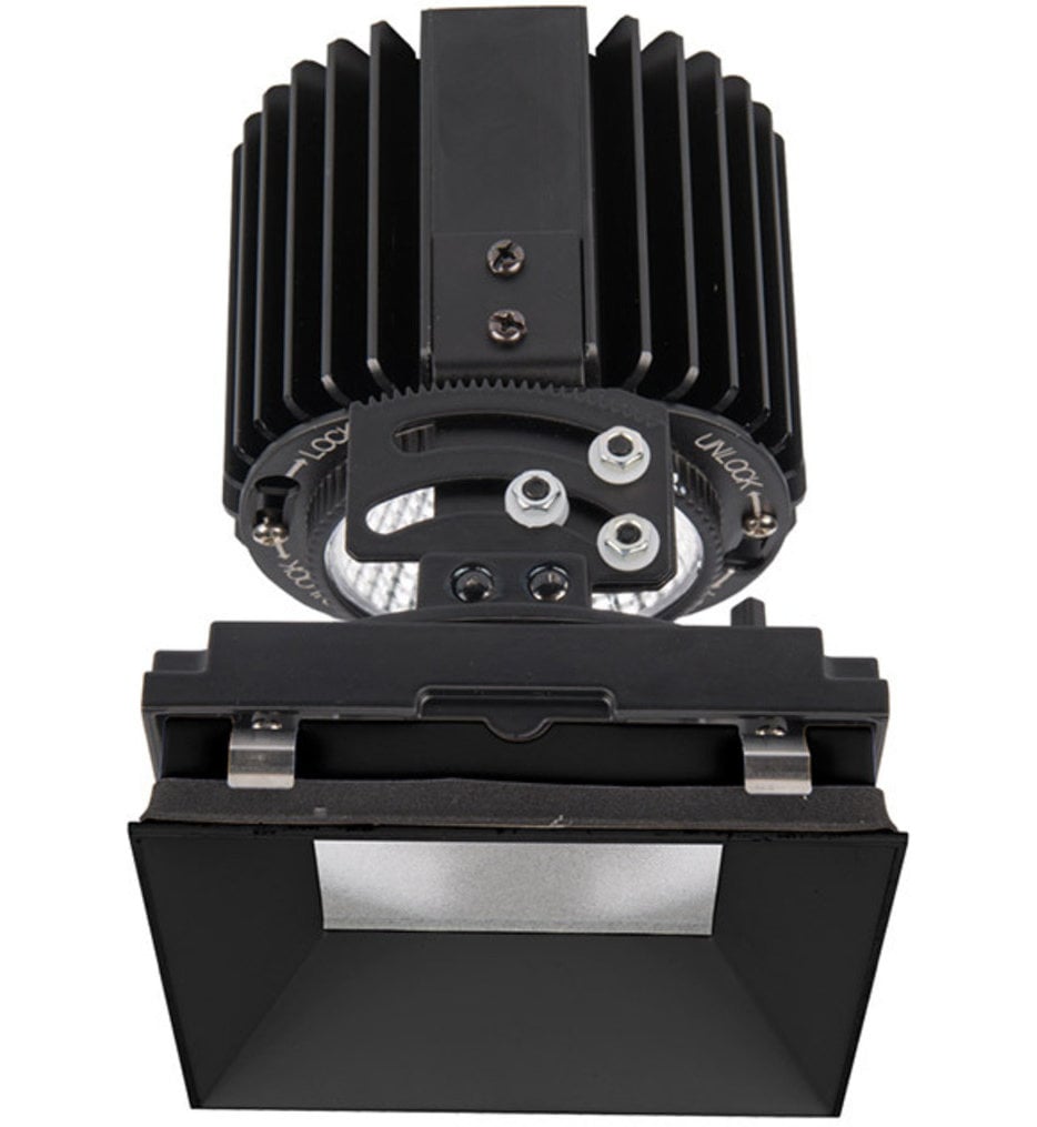 Volta LED Spot Beam Square Adjustablevisible 4.5" Recessed Trim