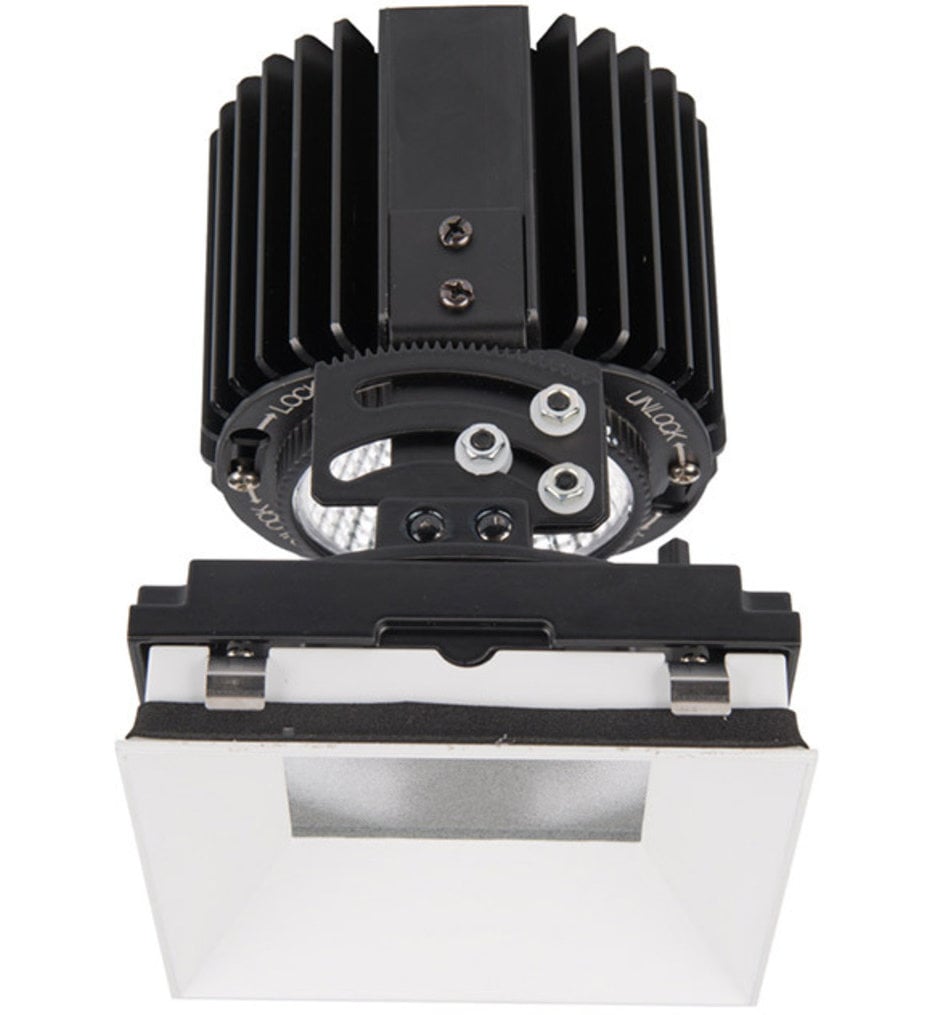 Volta LED Spot Beam Square Adjustablevisible 4.5" Recessed Trim