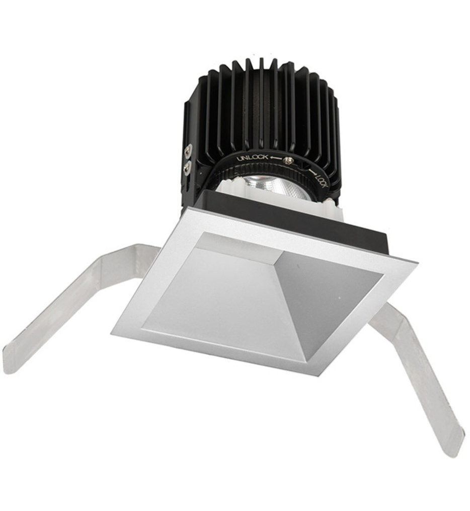 Volta LED Spot Beam Square 4.5" Recessed Trim
