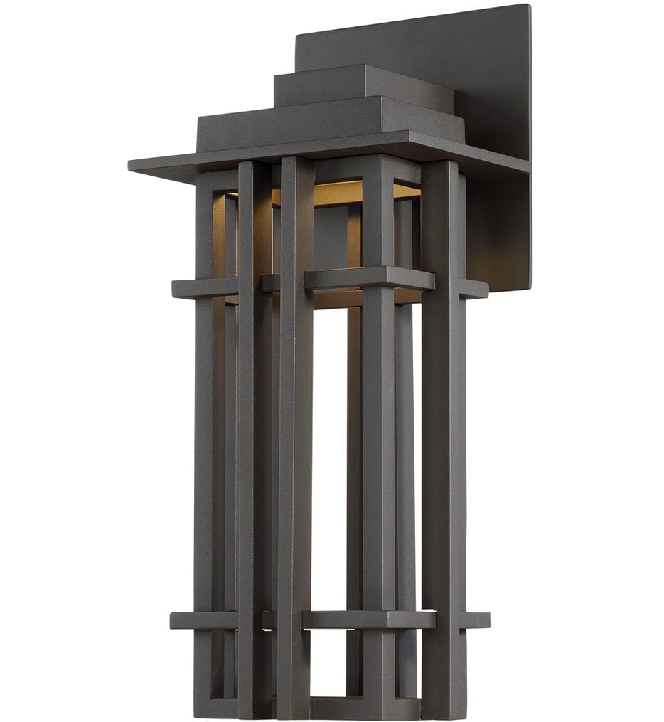 dweLED - WS-W26716-BZ - Nest 16" Outdoor Wall Sconce
