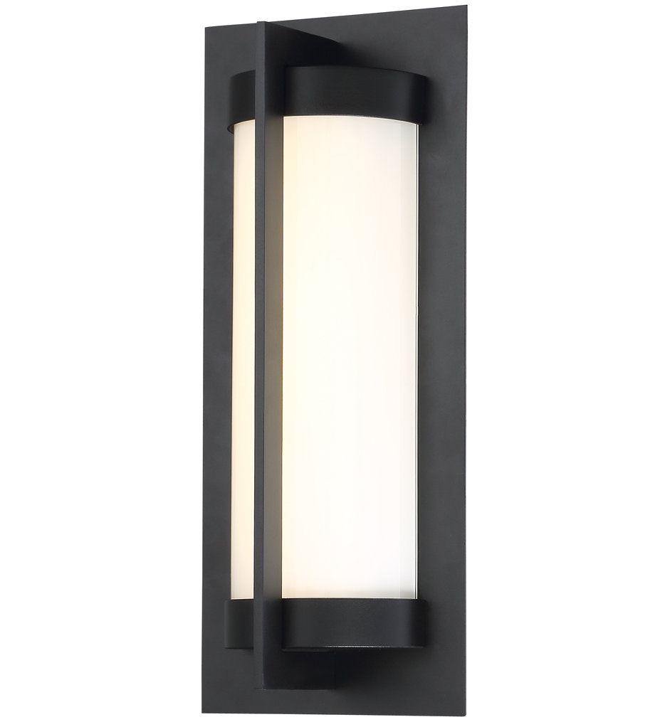 dweLED - WS-W45714-BK - Oberon 14" Outdoor Wall Sconce