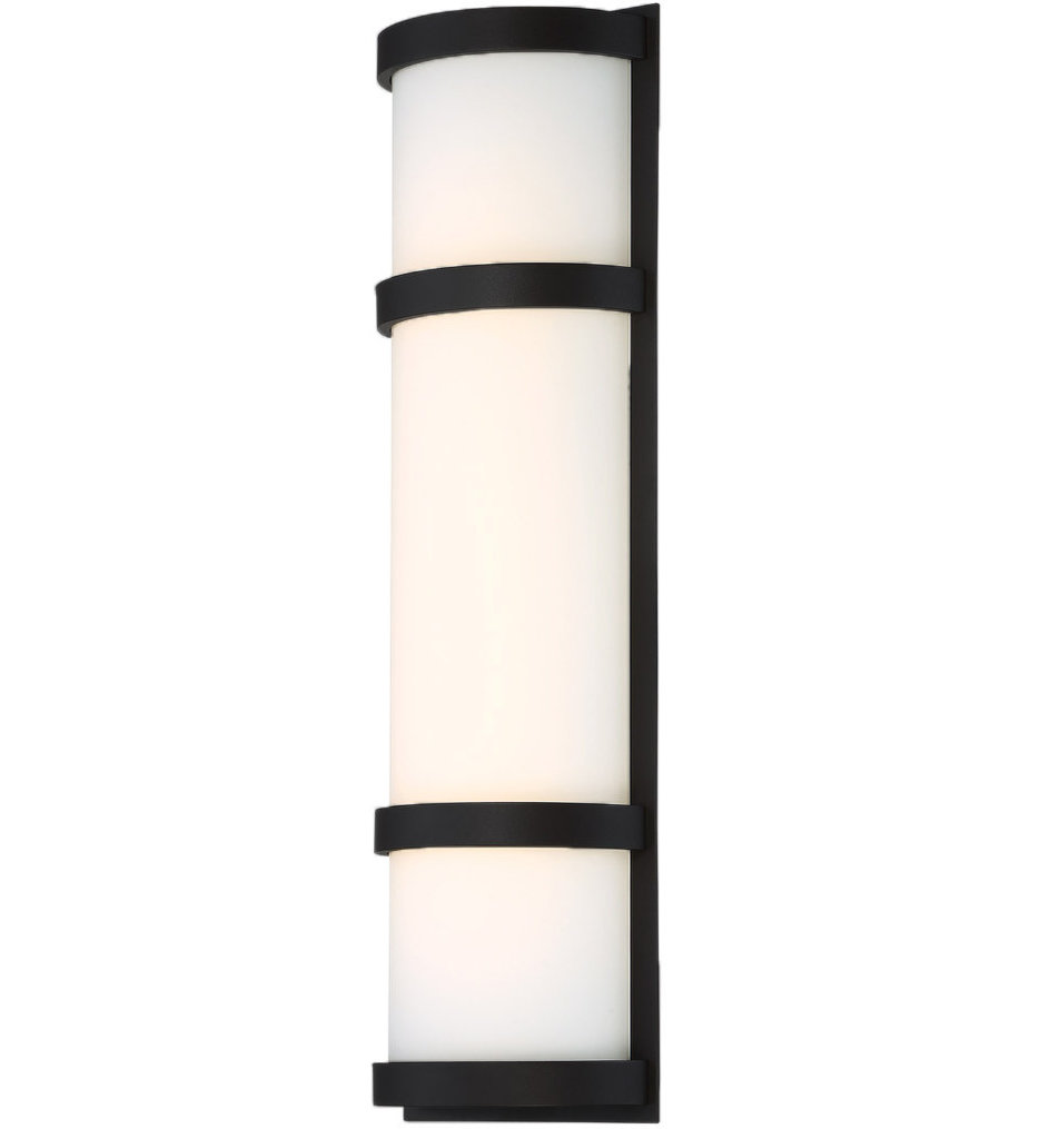 dweLED - WS-W52620-BK - Latitude 20" Outdoor Wall Sconce