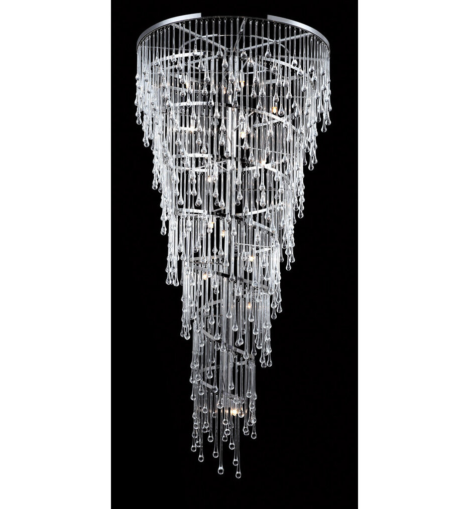 Avenue Lighting - HF1805-PN - Hollywood Boulevard 34" Chandelier