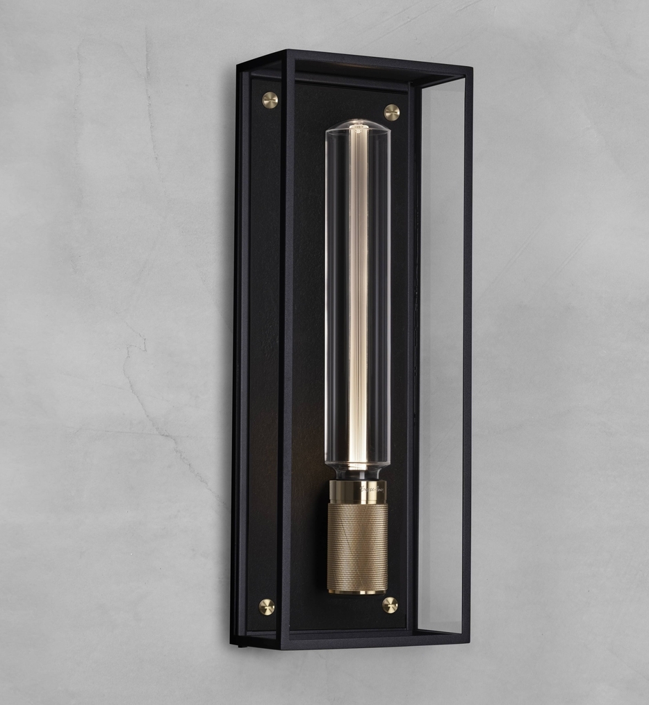 Buster & Punch - Caged 19.2-inch Outdoor Wall Sconce