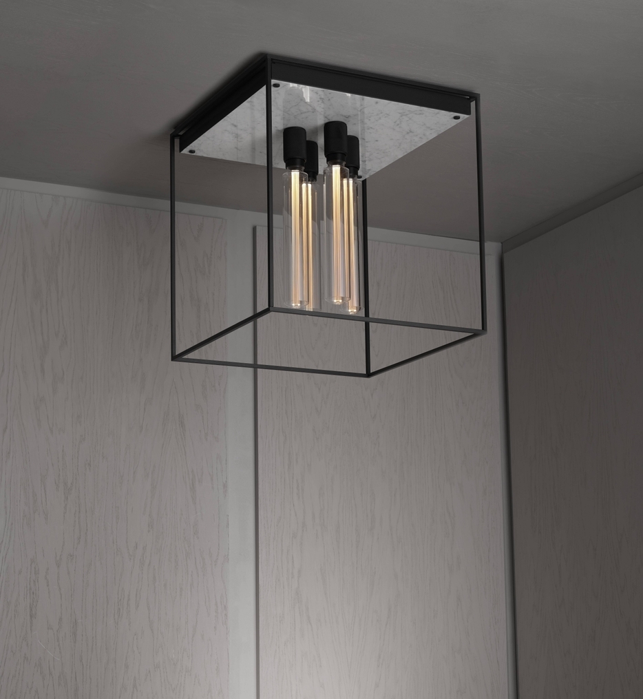 Buster & Punch - Caged 19.69-inch Semi-Flush Mount