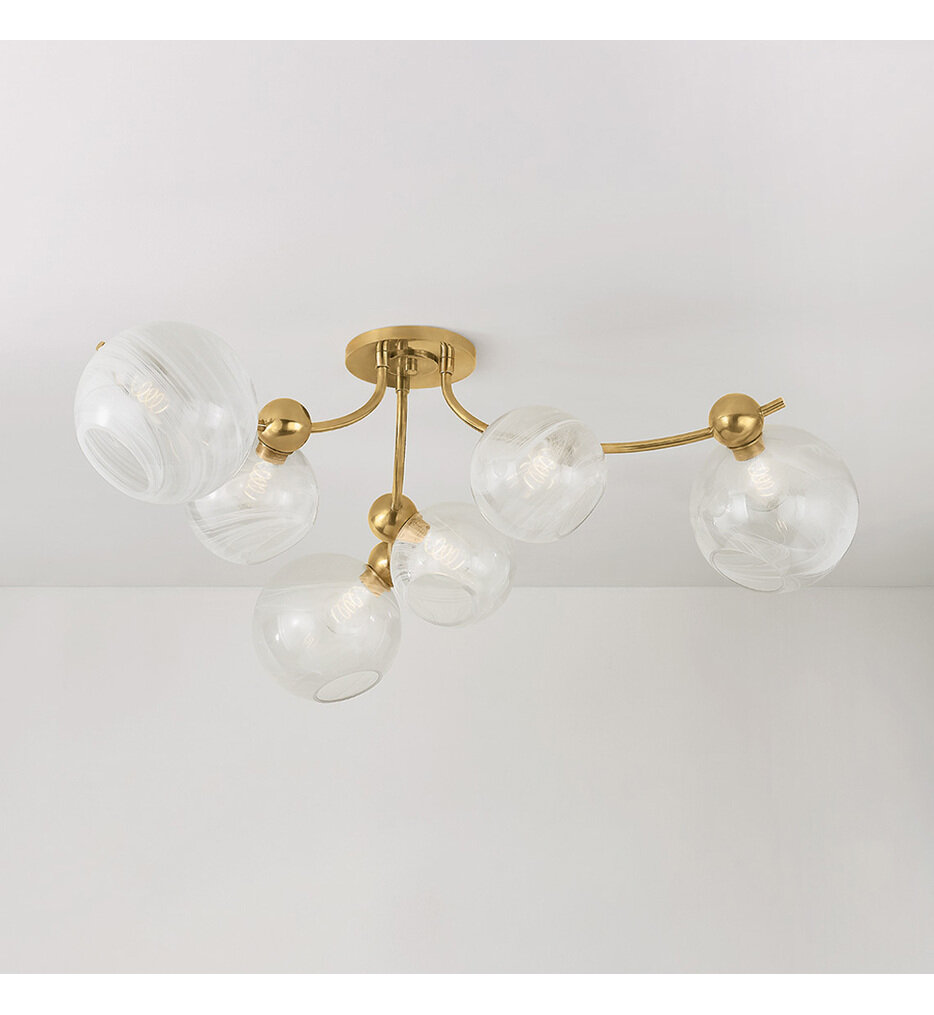Astraia 54" Semi Flush