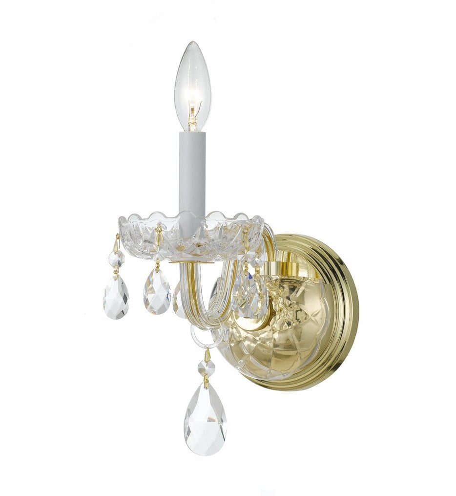 Traditional Crystal 9" Wall Sconce