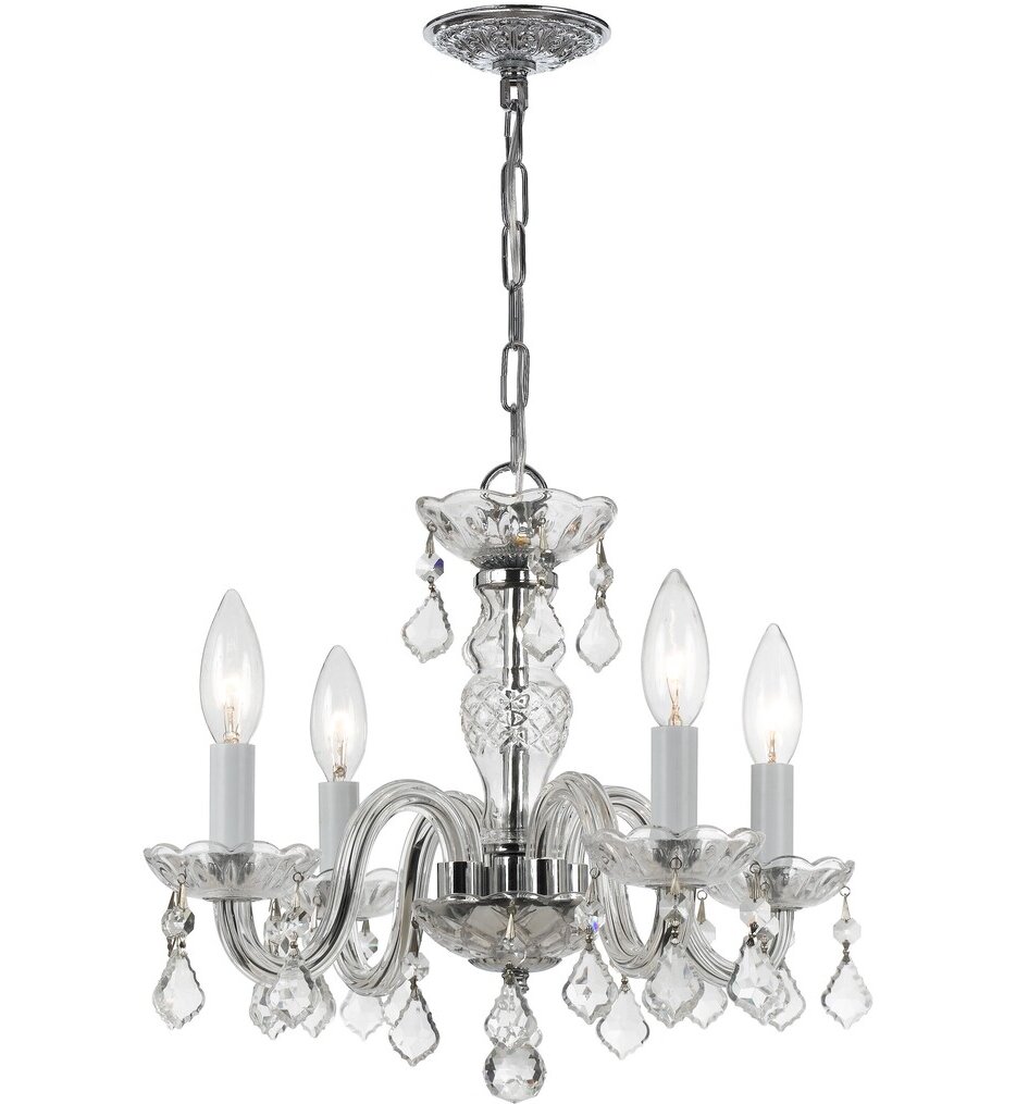Traditional Crystal 15" Chandelier