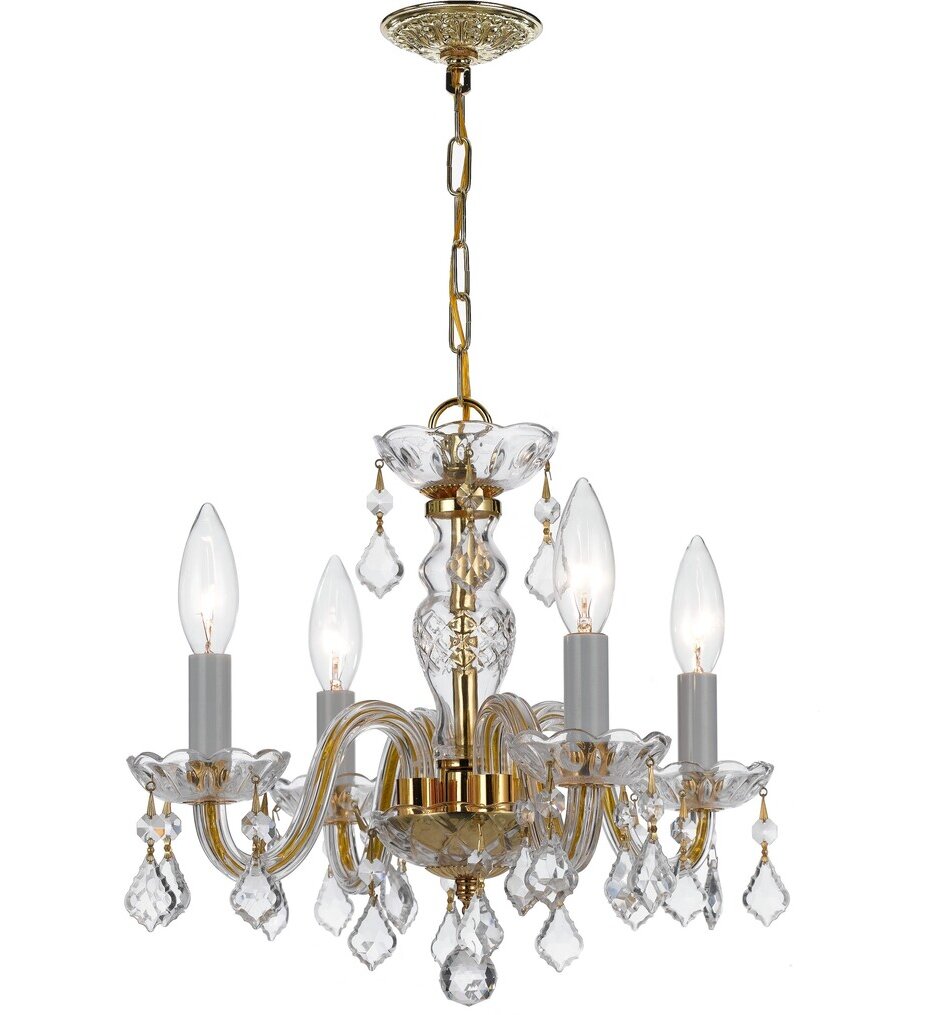 Traditional Crystal 15" Chandelier