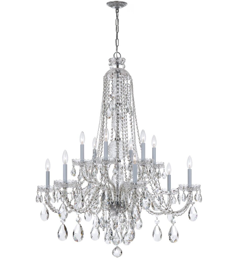 Traditional Crystal 42" Chandelier