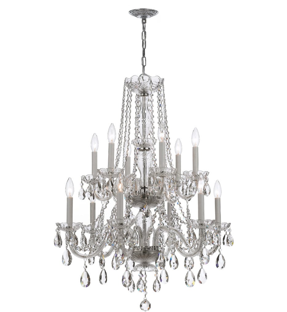 Traditional Crystal 26" Chandelier