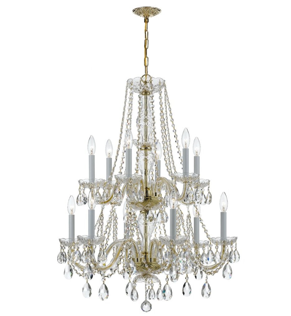 Traditional Crystal 26" Chandelier