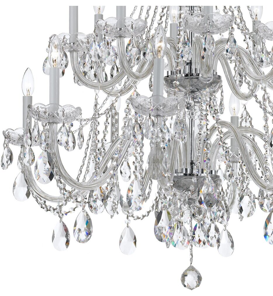 Traditional Crystal 37" Chandelier