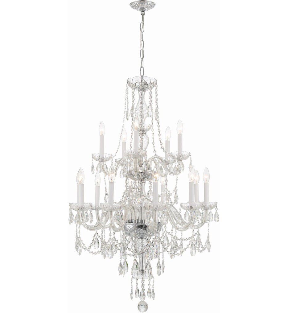 Traditional Crystal 32" Chandelier