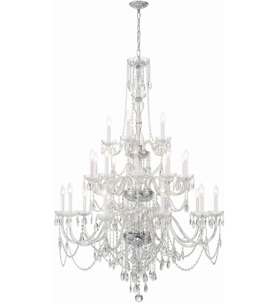 Traditional Crystal 45" Chandelier