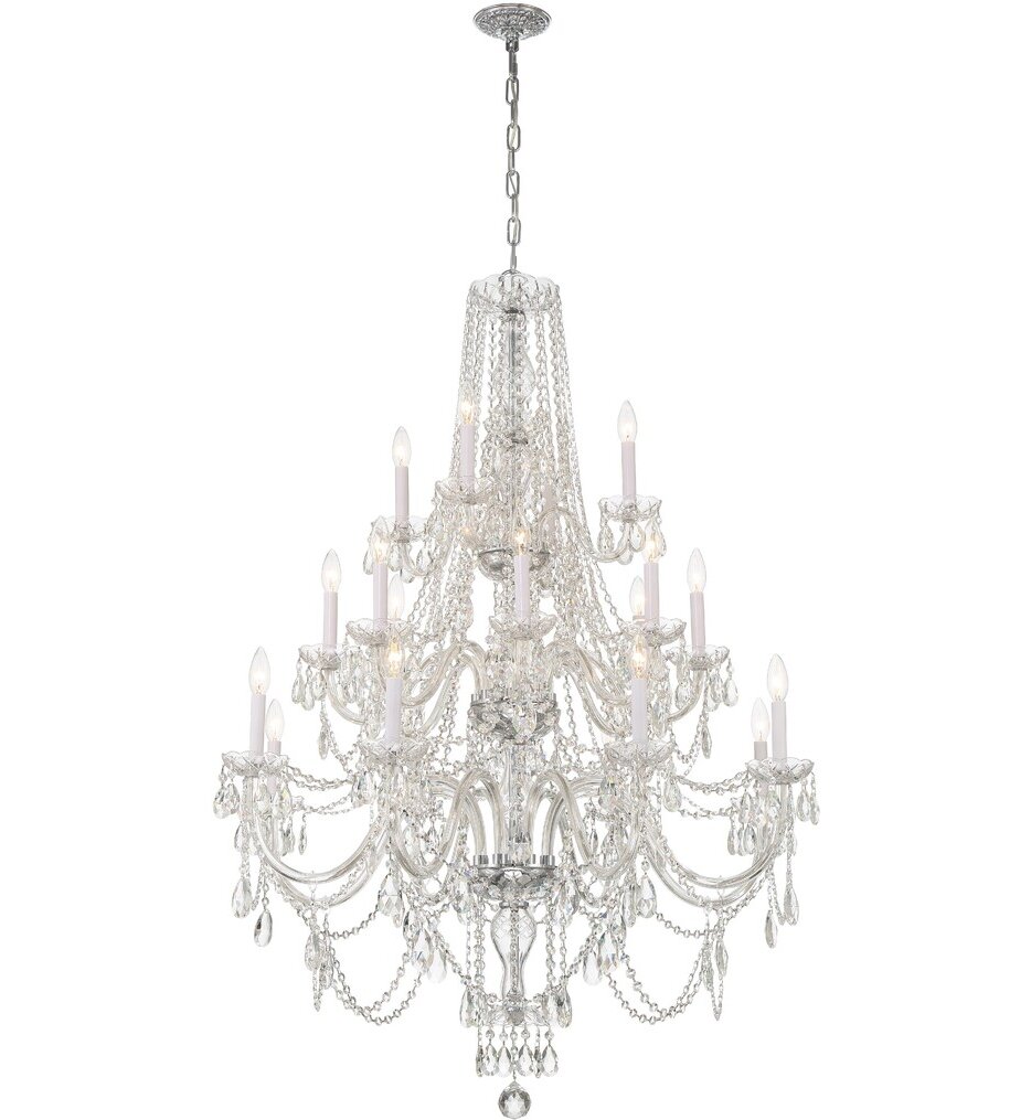 Traditional Crystal 38" Chandelier