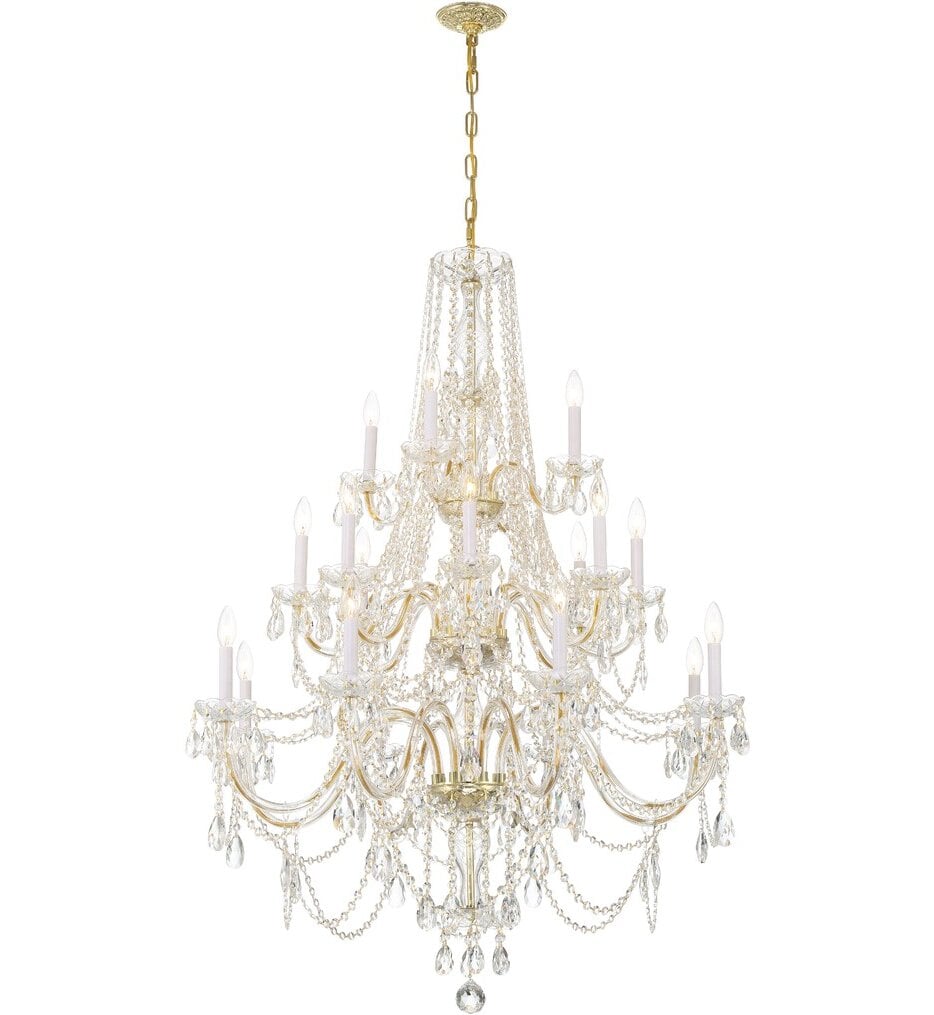 Traditional Crystal 38" Chandelier