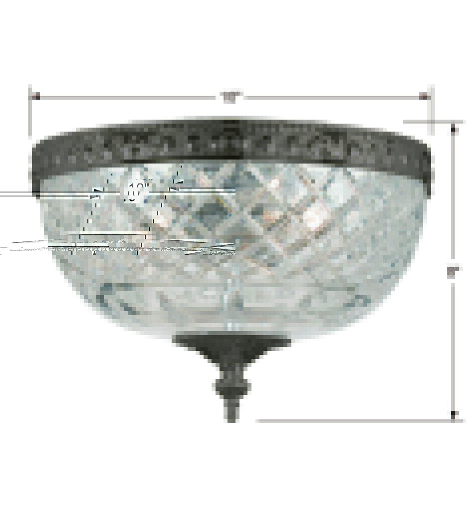Ceiling Mount 10" Flush Mount