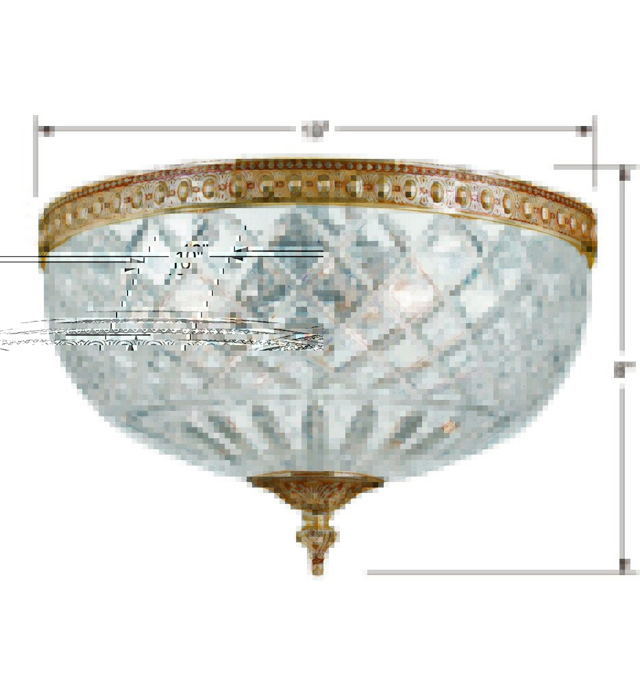 Ceiling Mount 10" Flush Mount