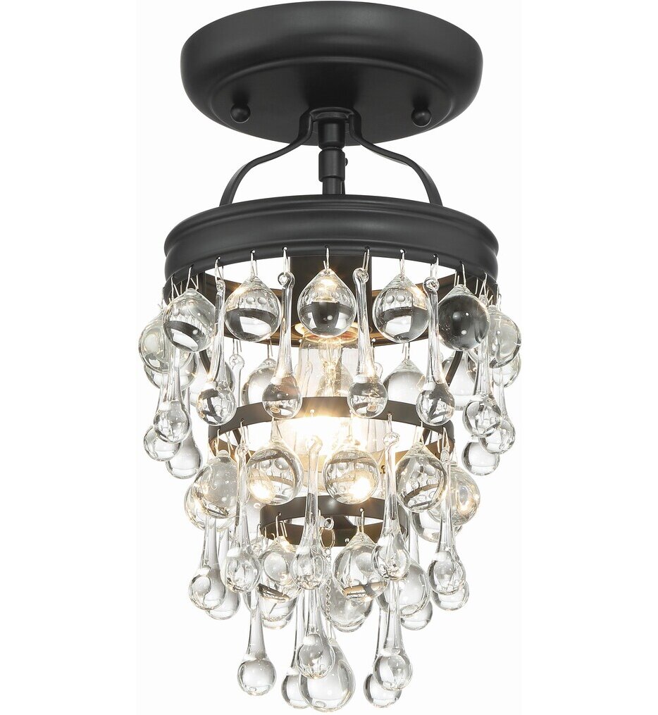 Crystorama - Calypso 7.25" Semi Flush