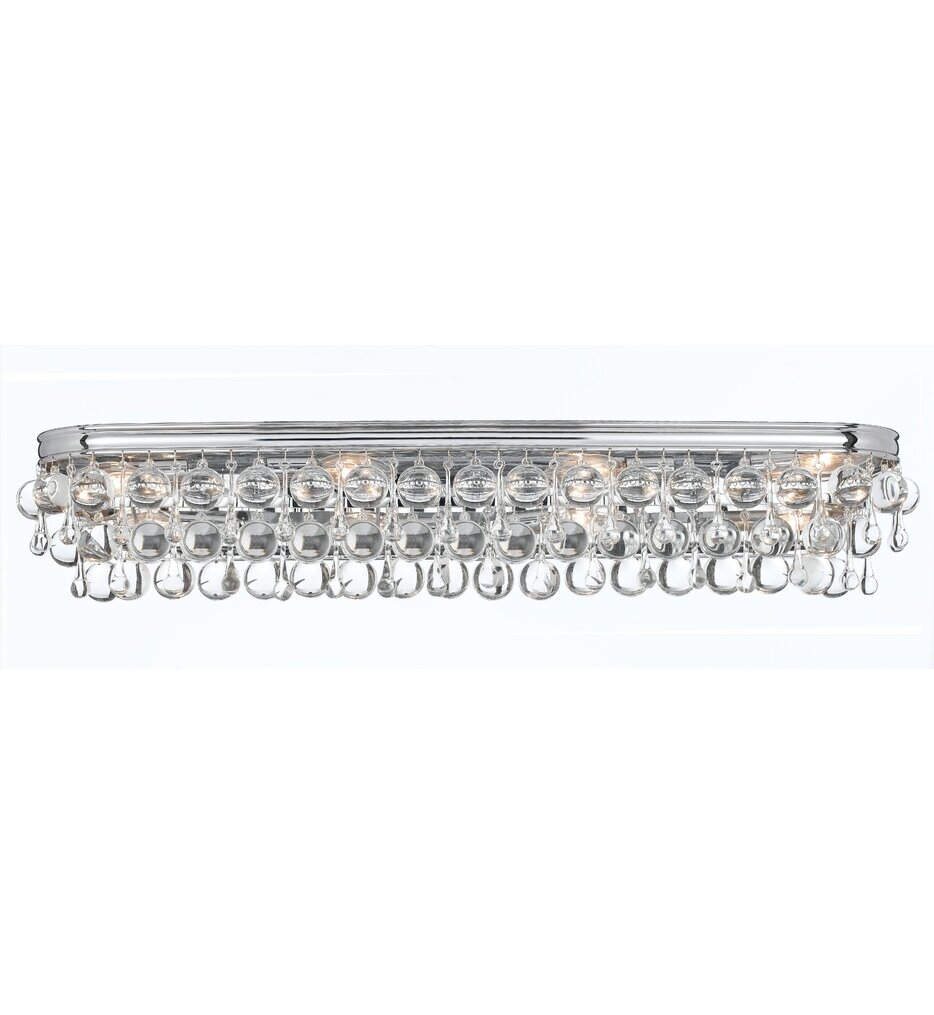 Crystorama - Calypso 33" Bath Vanity Light
