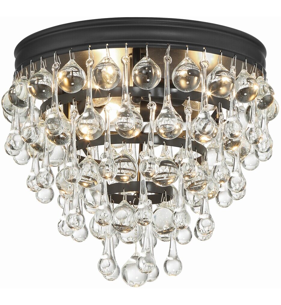 Crystorama - Calypso 10.5" Flush Mount