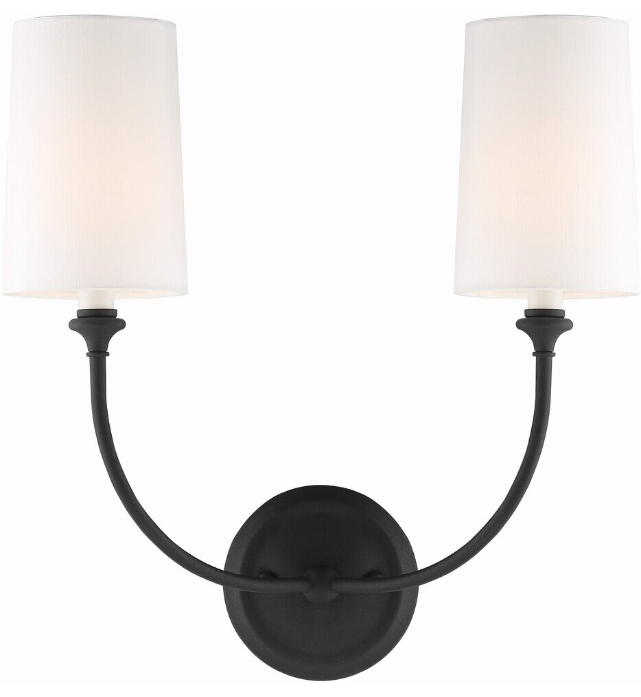 Crystorama - Sylvan 17.25" Wall Sconce