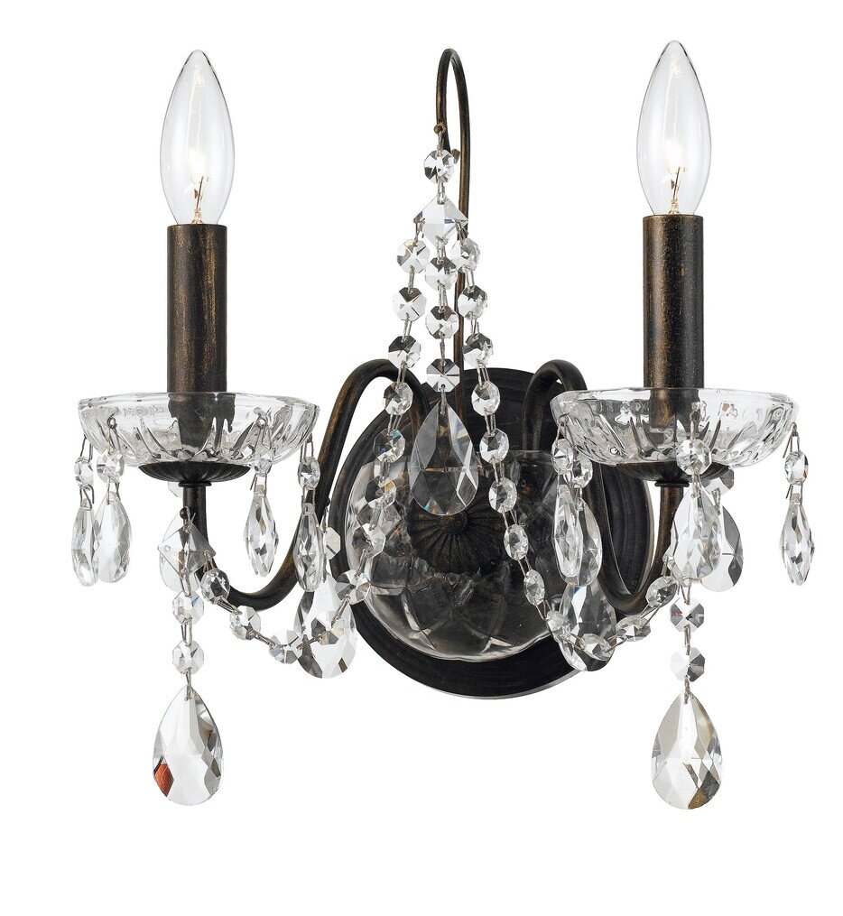 Crystorama - Butler 14" Wall Sconce