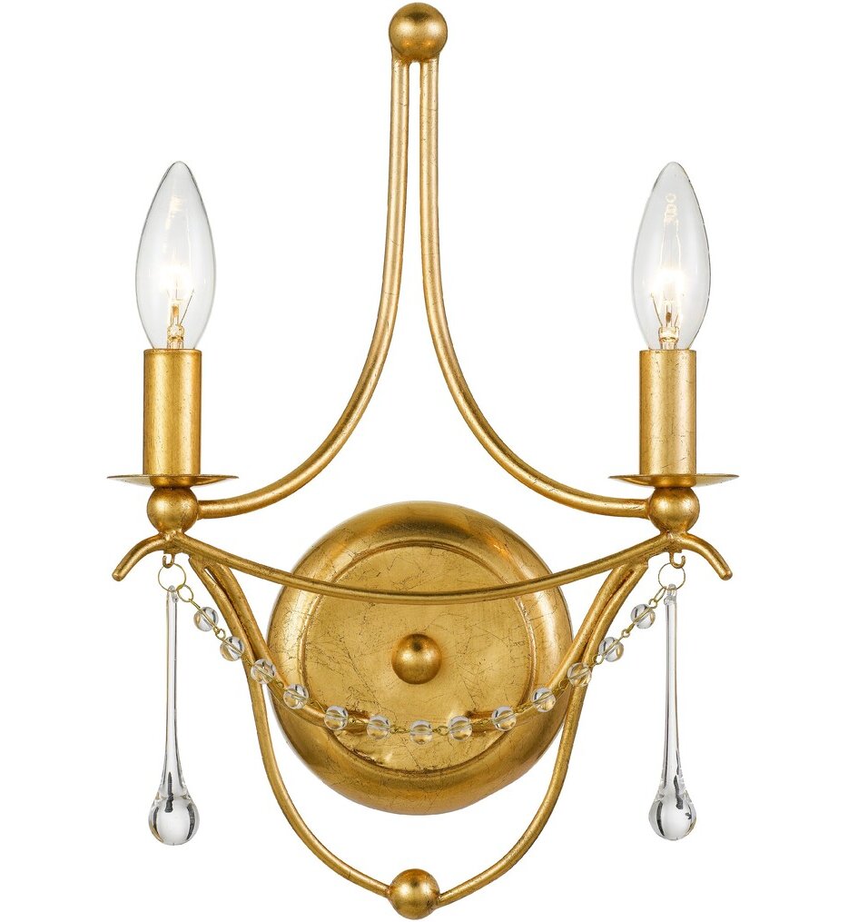 Crystorama - Metro 14.5" Wall Sconce