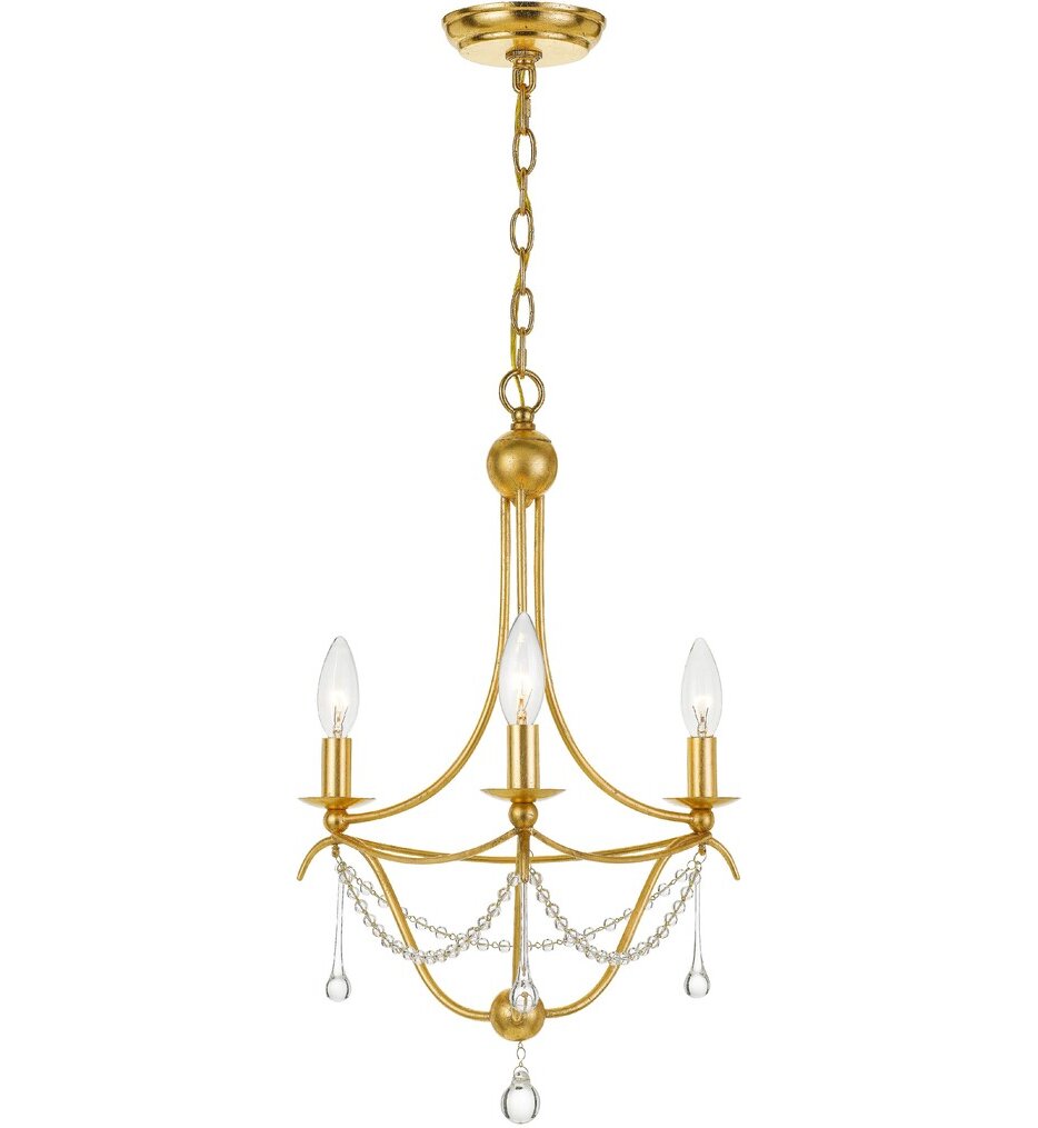 Crystorama - Metro 15.5" Mini Chandelier