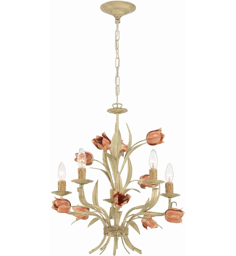 Crystorama - 4805-SR - Southport 20" Chandelier